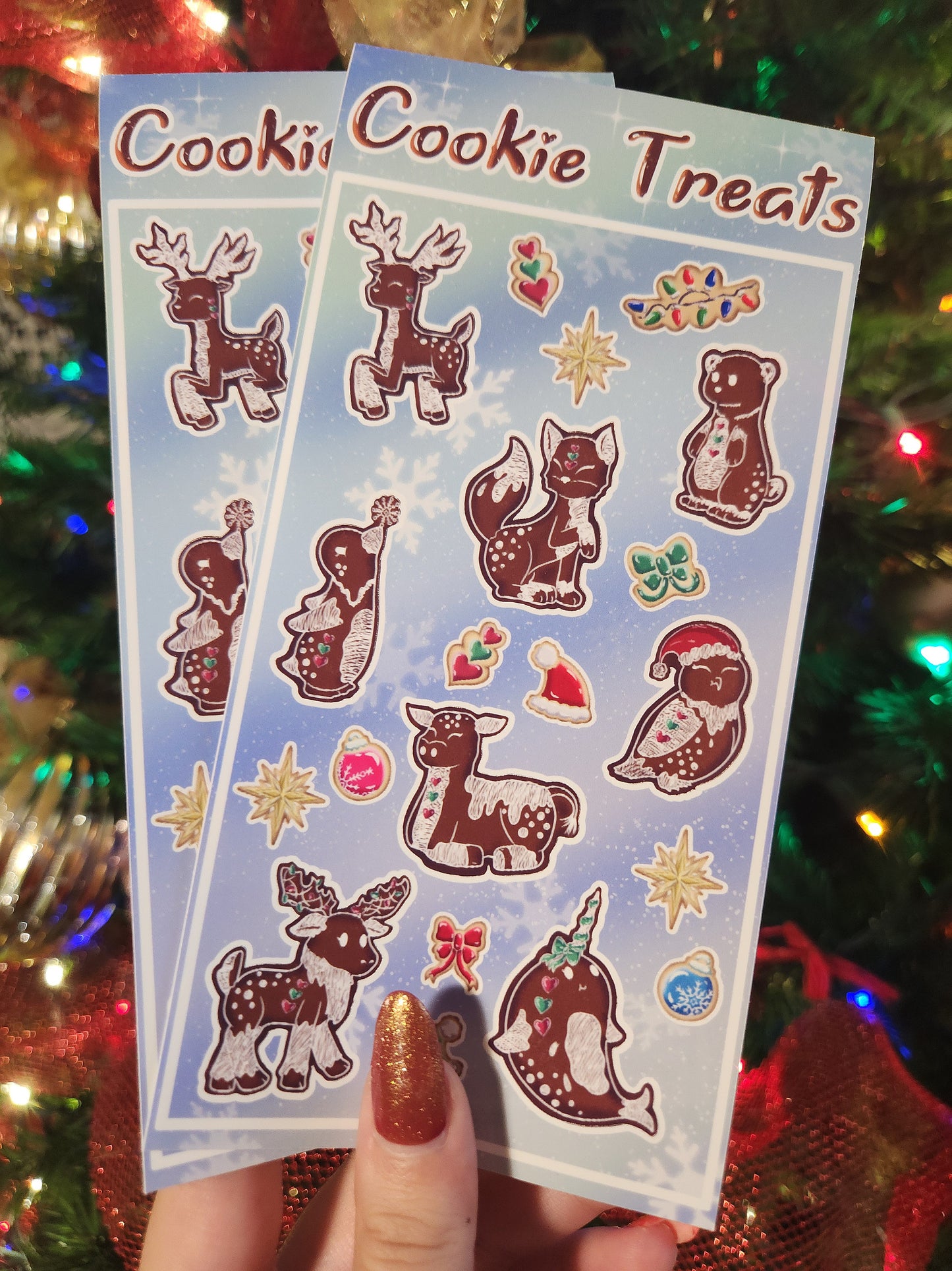 Cookie Treats - Holiday Gingerbread Animals