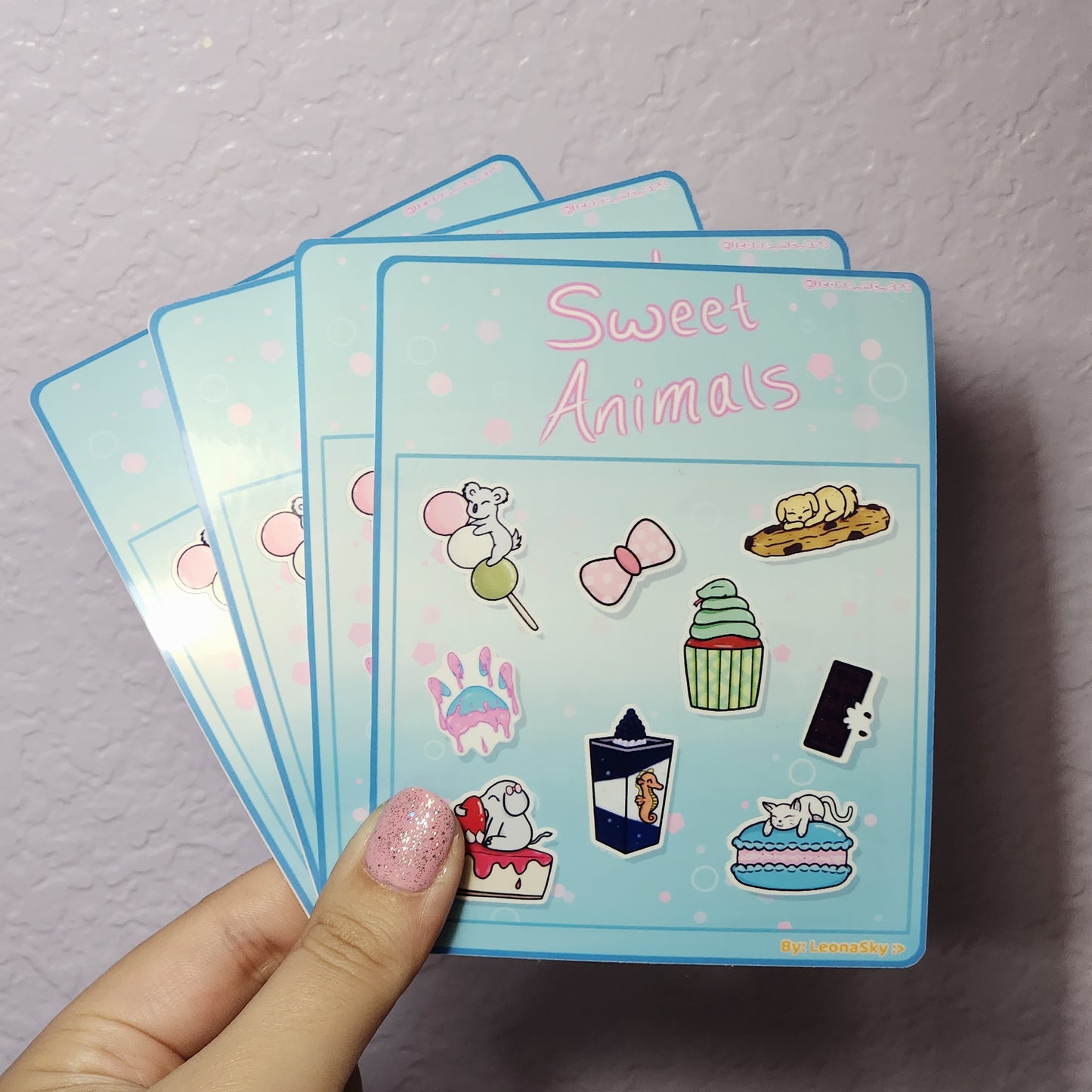 Sweet Animals Sticker Sheet
