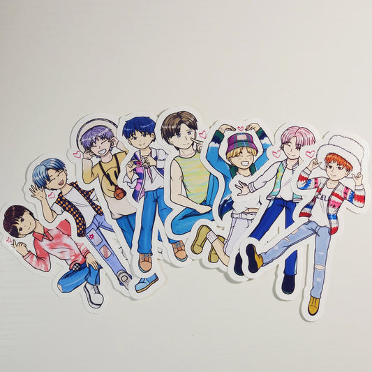 Ateez Eternal Sunshine Stickers
