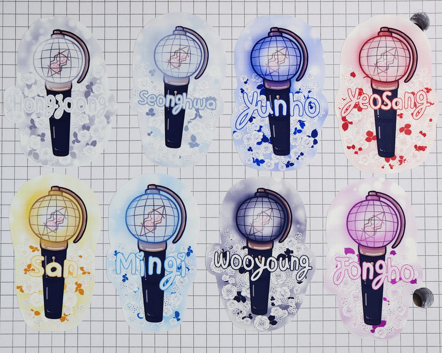 Ateez Lightiny Stickers