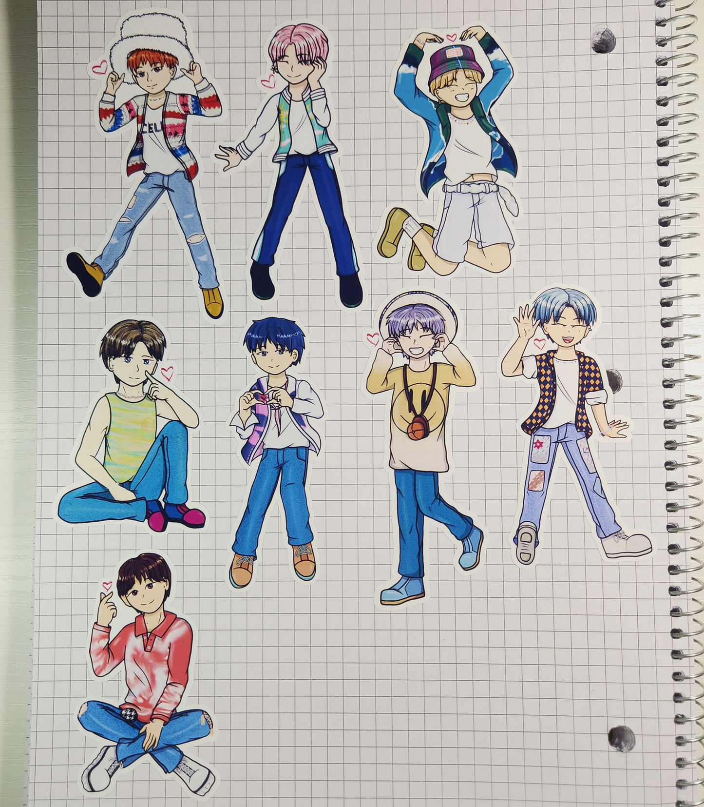 Ateez Eternal Sunshine Stickers