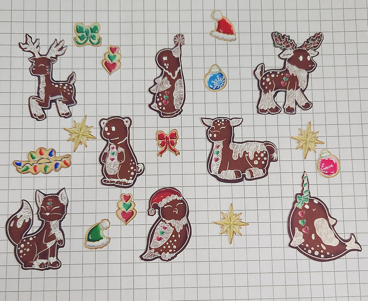 Cookie Treats - Holiday Gingerbread Animals